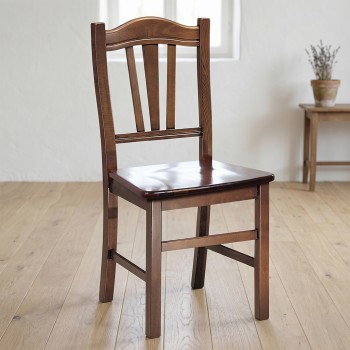 Sedia classica con fondino in legno, dettaglio traverse