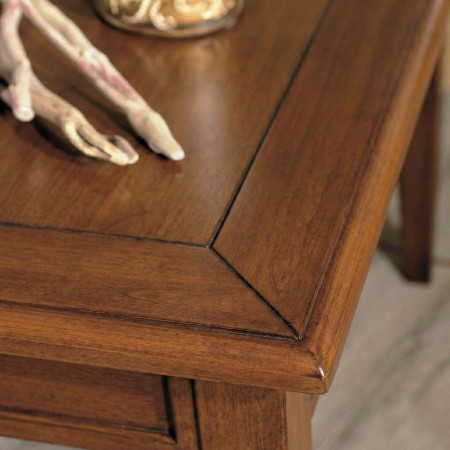 Tavolino da salotto piano legno e cassetto