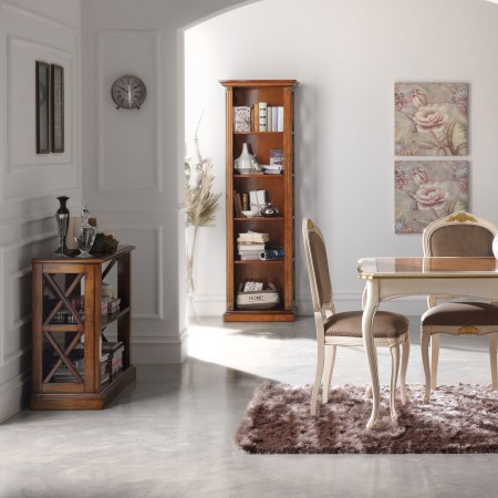 Libreria singola con fianchi a croce