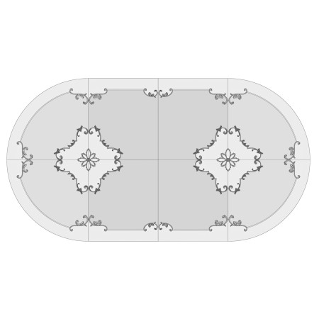 Tavolo rotondo allungabile da 140x140 a 260x140