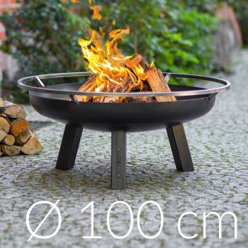 Braciere da Giardino Porto 100cm in Acciaio