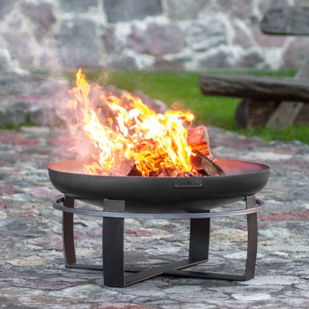 Braciere da Esterno Viking 60cm in Acciaio Naturale