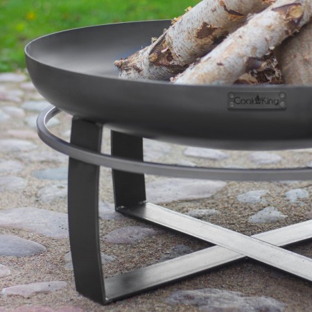 Braciere da Esterno Viking 70cm in Acciaio Naturale