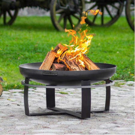 Braciere da Esterno Viking 100cm in Acciaio Naturale