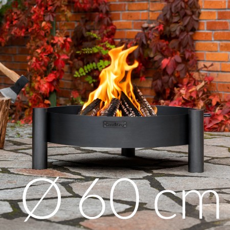 Braciere Simmetrico Haiti 60cm in Acciaio