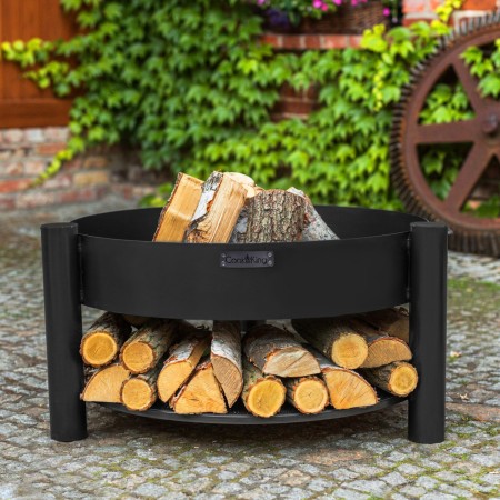 Braciere da Giardino Montana 70cm con Vano Portalegna