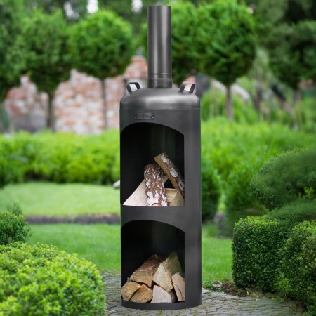 Stufa Decorativa da Giardino Faro Taglio Laser