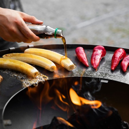 Barbecue a Legna Premium Santos 85cm Piastra Grill e Base