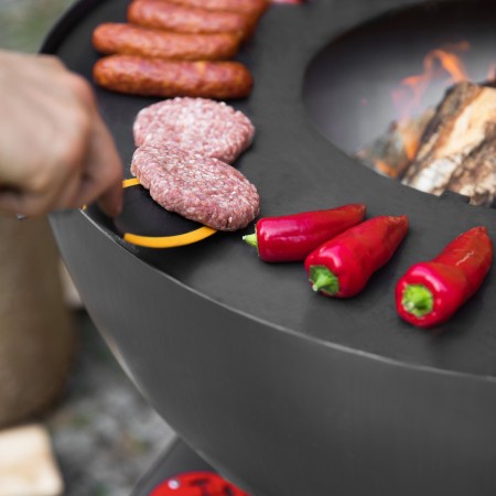 Barbecue a Legna Premium Santos 85cm Piastra Grill e Base