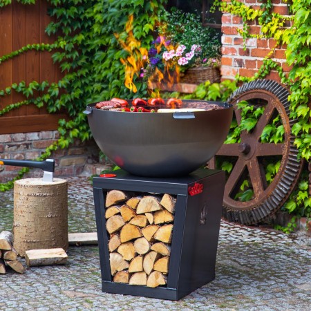 Barbecue a Legna Premium Santos 85cm Piastra Grill e Base