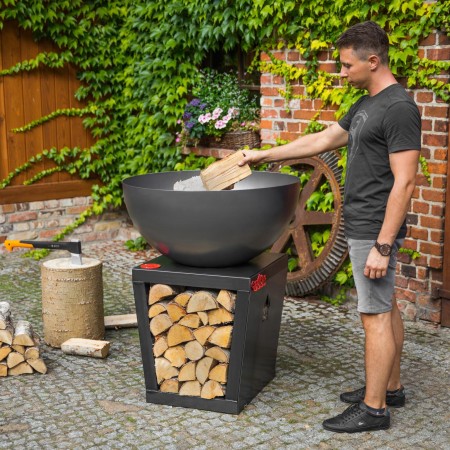 Barbecue a Legna Premium Santos 85cm Piastra Grill e Base