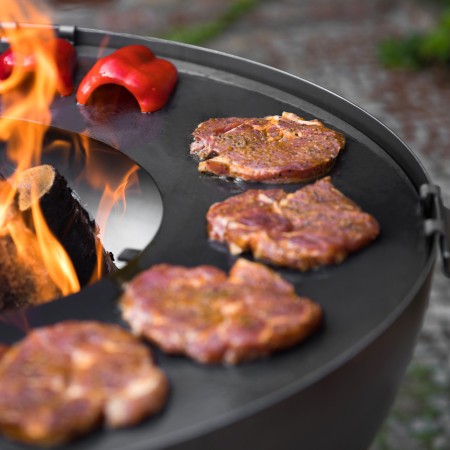 Barbecue a Legna Premium Santos 85cm Piastra Grill e Base