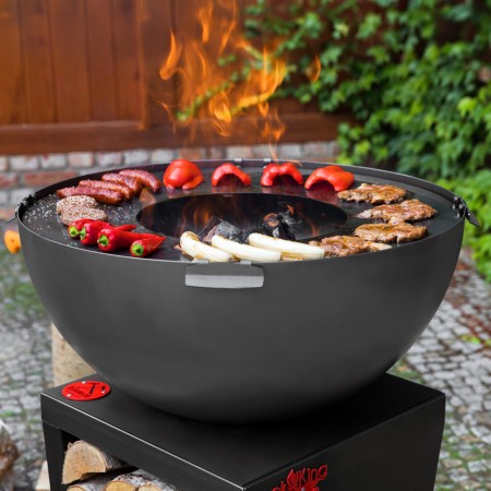 Barbecue a Legna Premium Santos 85cm Piastra Grill e Base