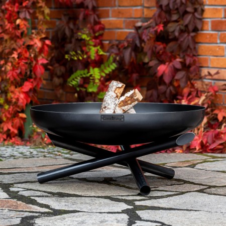 Braciere a Legna Indiana 70cm per Terrazzo e Giardino
