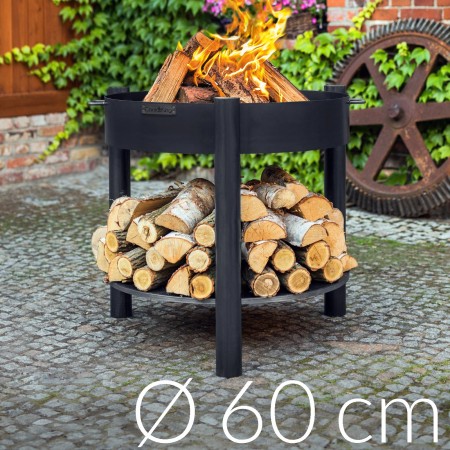 Braciere Alto Montana Tall 60cm con Vano Portalegna