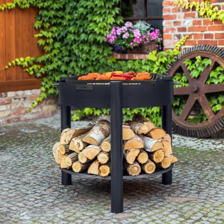 Braciere Alto Montana Tall 70cm con Vano Portalegna