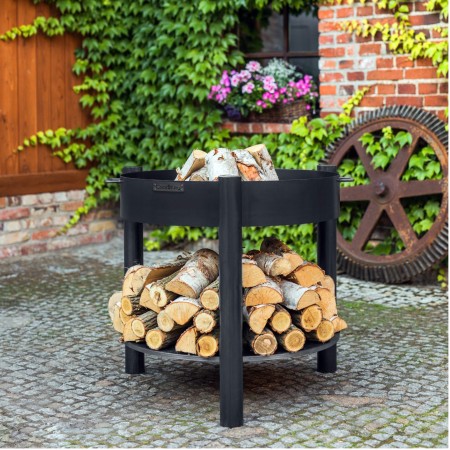 Braciere Alto Montana Tall 80cm con Vano Portalegna
