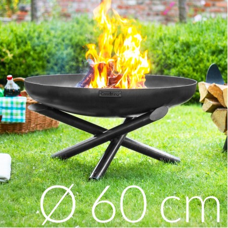 Braciere a Legna Indiana 60cm per Terrazzo e Giardino