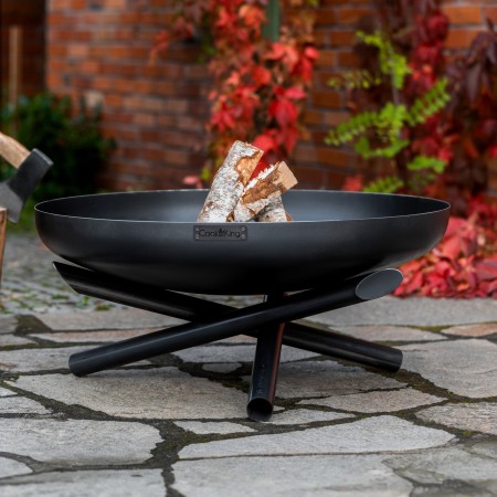 Braciere a Legna Indiana 60cm per Terrazzo e Giardino
