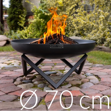 Braciere di Design Santiago 70cm in Acciaio