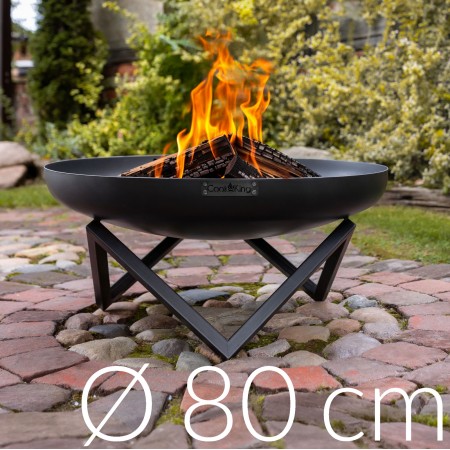 Braciere di Design Santiago 80cm in Acciaio