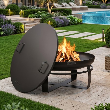Braciere da Giardino Viking 80cm Set Coperchio 81.5cm