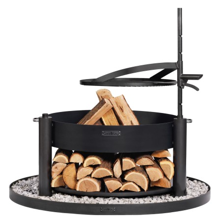 Braciere Multifunzione Montana X 80cm Griglia 60cm Coperchio e Base
