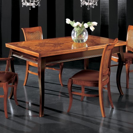 Tavolo classico in legno allungabile da 160x90 a 320x90
