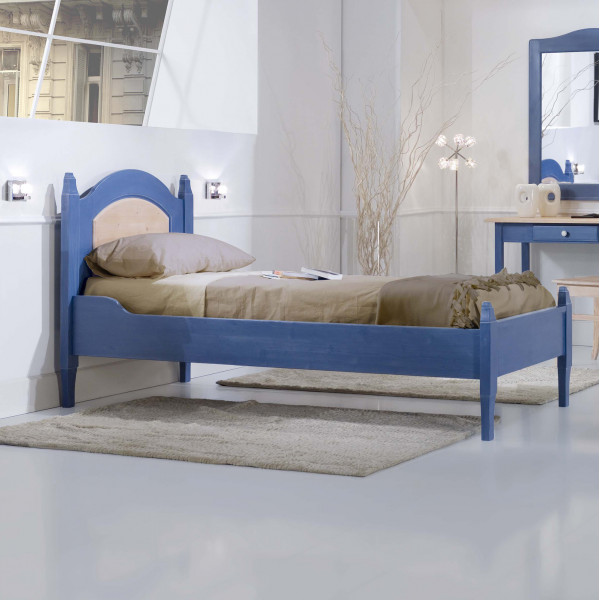 LS04 - LETTO SINGOLO MASSELLO IN STILE CLASSICO - Mobilificio