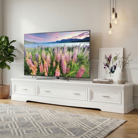Mobile porta tv in legno da 240 cm con 3 cassetti
