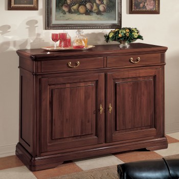 Credenza 2 porte e 2 cassetti con design elegante