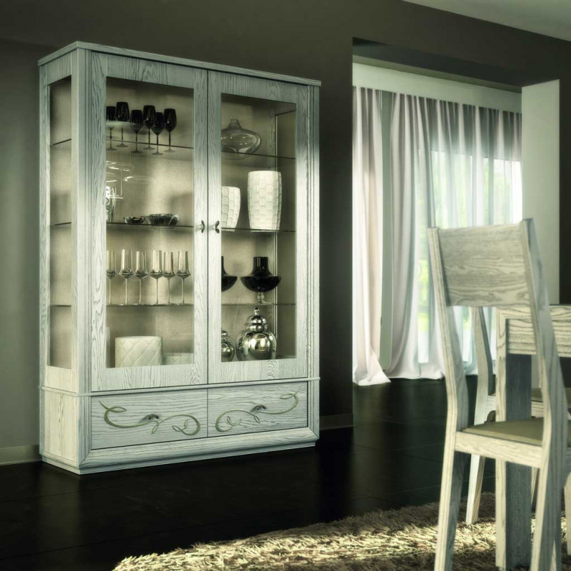 Tavolo allungabile 160-240x90 cm in ceramica bianco - Nassau