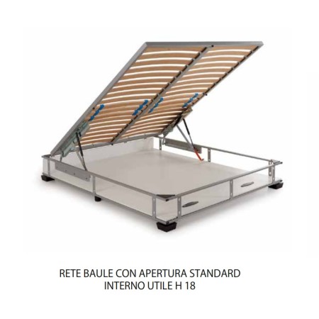 Letto Chester artigianale con contenitore