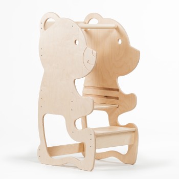 Learning Tower orsetto regolabile in legno di betulla