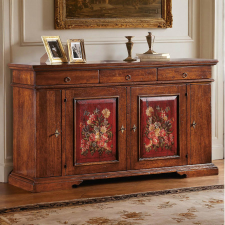 Credenza 4 ante con decori