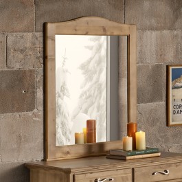 Specchiera classica in legno di abete