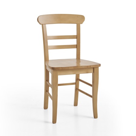 Sedia in legno massello di abete