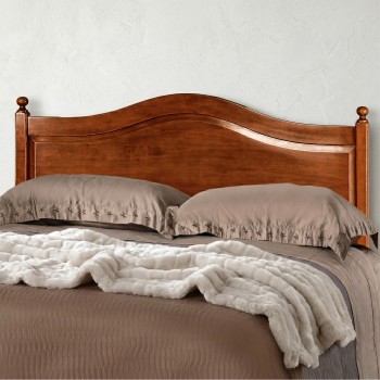 Solo testata letto a due piazze in legno massello