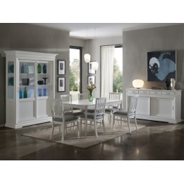 Arredo completo per sala da pranzo con ante scorrevoli