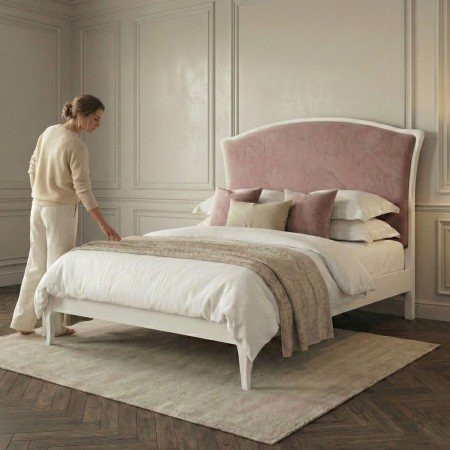 Letto Parigi con testata imbottita realizzabile su misura