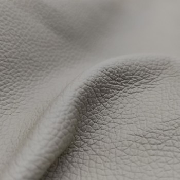 Dettaglio grana pelle grigio cemento Silia