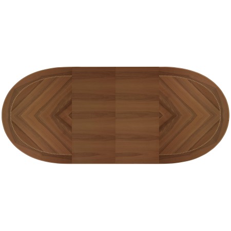 Tavolo ovale con 2 prolunghe allungabile da 160x110 a 260x110