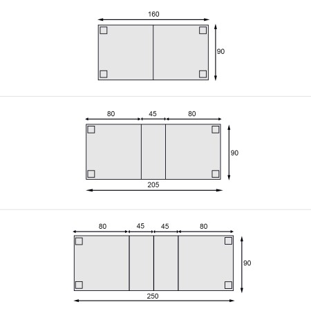 Tavolo in noce spinapesce allungabile da 160x90 a 250x90