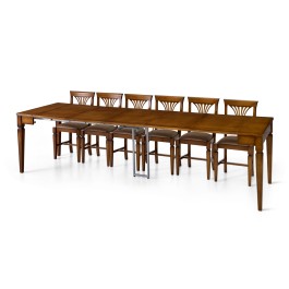 Consolle allungabile in legno da 50x90 a 300x90 cm
