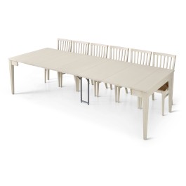 Consolle allungabile in legno da 110x50 a 300x110 cm