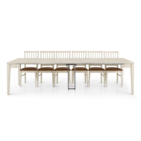 Consolle allungabile in legno da 110x50 a 300x110 cm