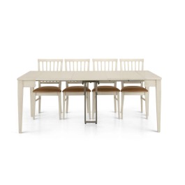 Consolle allungabile in legno da 110x50 a 200x110 cm
