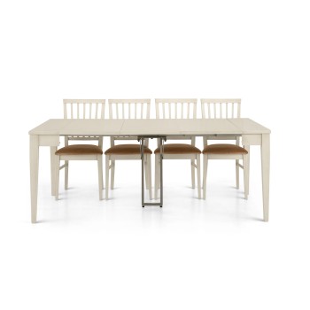Consolle allungabile in legno da 110x50 a 200x110 cm