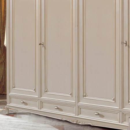 Armadio 4 porte piede 700 spalla curva