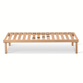 Rete a doghe in legno da 85 cm Sintesy Strong, dettaglio delle doghe in faggio